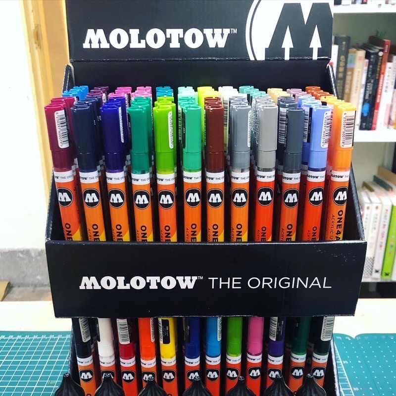 百色美術 德國🇩🇪MOLOTOW one4all 壓克力麥克筆 2mm 50色 包色 posca