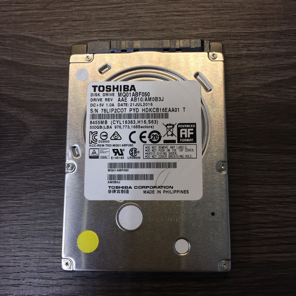 Toshiba mq01abf050 sale