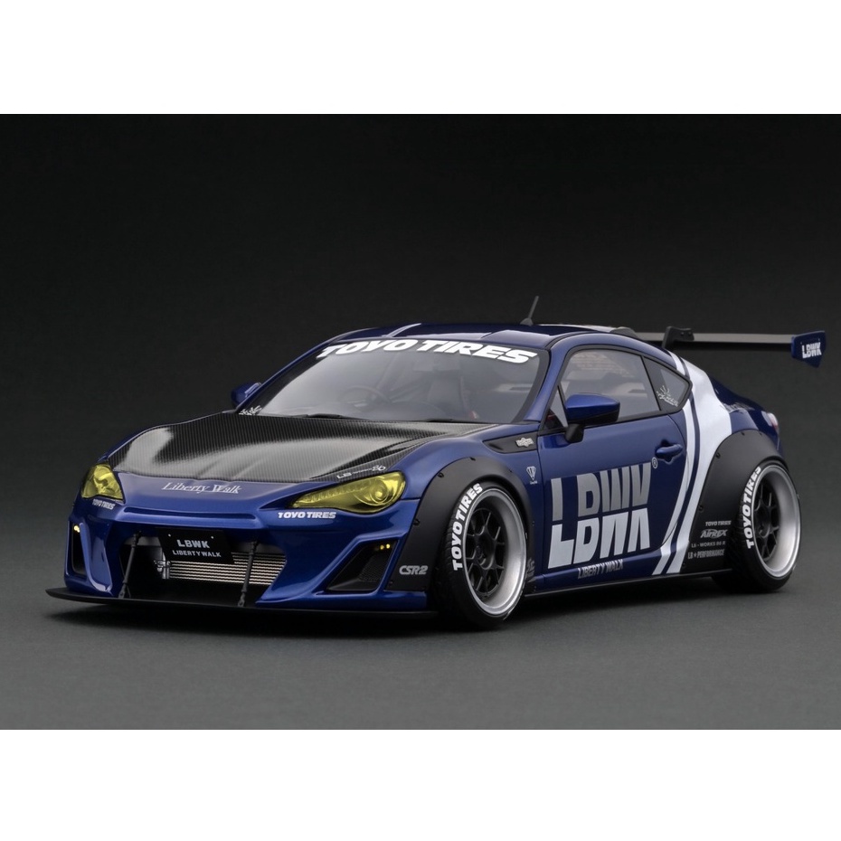模例】ig 1/18 LB nation 86 WORKS Full Complete ver.1 藍色IG2668