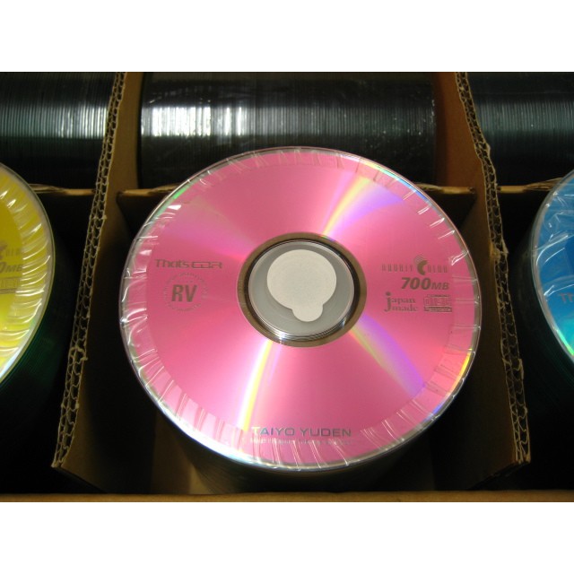 日本太陽誘電製,That's 40X CD-R 五色RV水藍片,音樂的最佳選擇 日本太陽誘電製,That's 40X CD-R 五色RV水藍片,音樂的最佳選擇