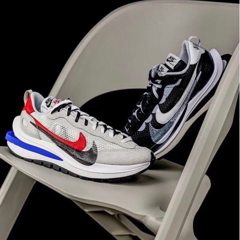 SACAI X NIKE VAPORWAFFLE 黑白CV1363-001 灰白CV1363-100 | 蝦皮購物