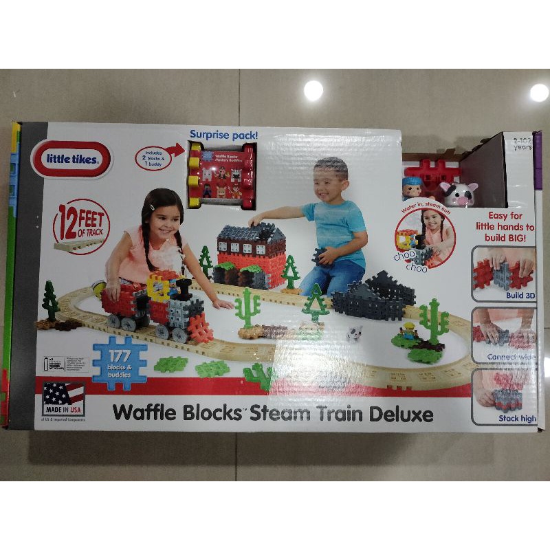 Little tikes waffle shop blocks steam train deluxe