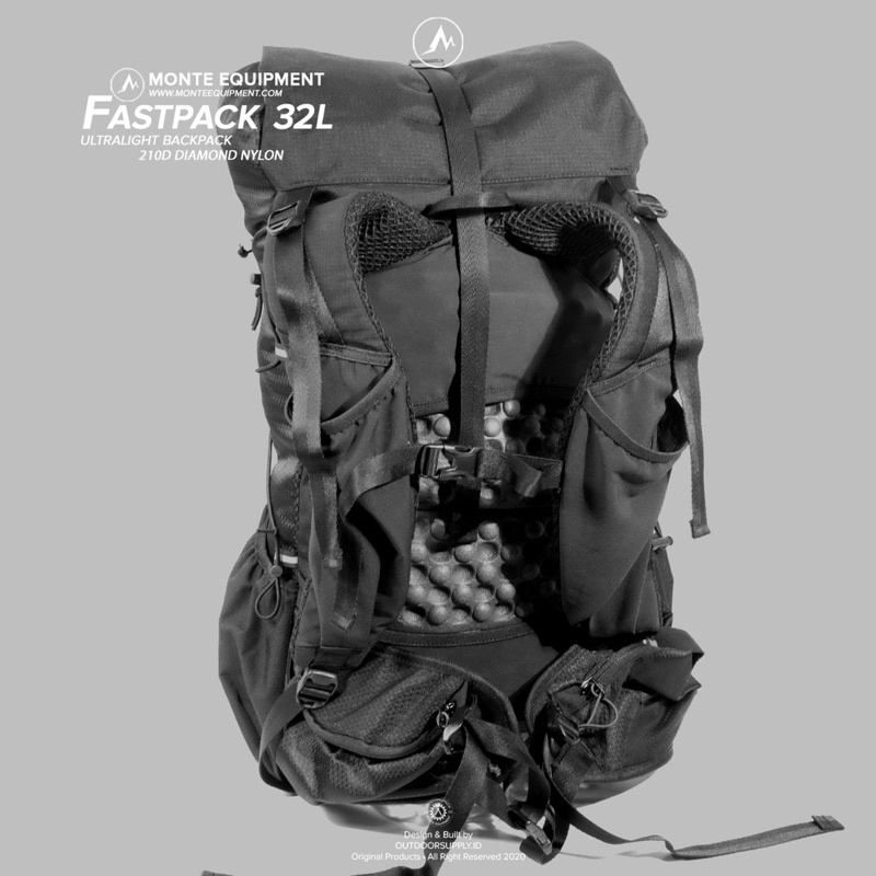 Monte equipment FASTPACK 22、32L 輕量化背包 ultralight backpack 登山 | 蝦皮購物