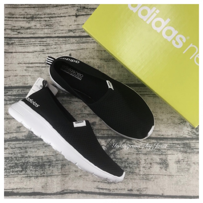 Adidas neo outlet lite slip ons