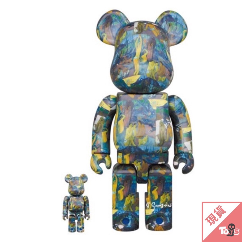 （現貨）BE@RBRICK 庫柏力克熊 保羅 高金100％ & 400％正版 大娃 公仔 設計師玩具 限量 玩具有毒 | 蝦皮購物