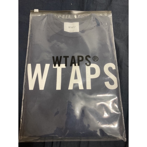 Wtaps 21SS BANNER / SS / COTTON 短Tee 藍色L號全新台灣公司貨| 蝦皮購物