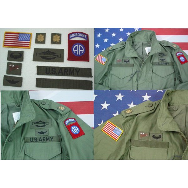 軍品.布章.裝備.臂章.魔術貼.胸章.美國陸軍第82空降師空中突擊作戰少校分隊長布章(M65用(一組10個)領章名牌 國 | 蝦皮購物