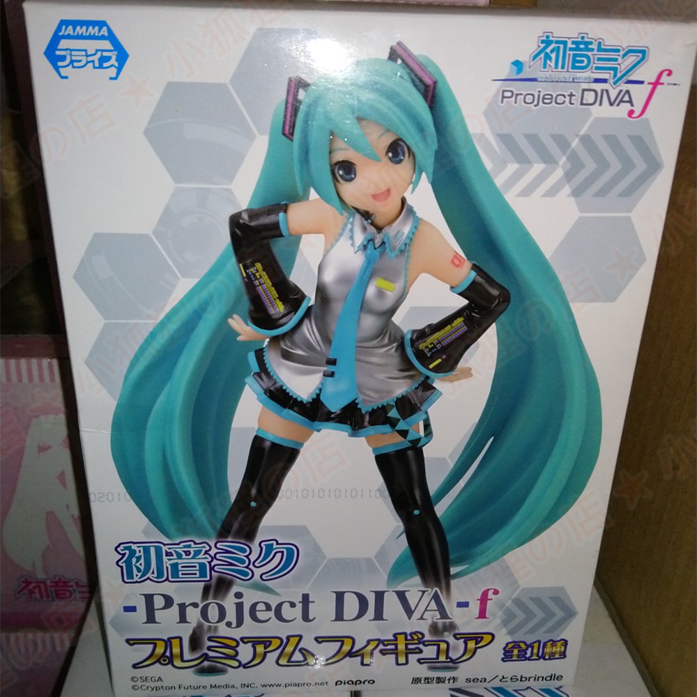 正版】日版初音Project DIVA f 景品SEGA 初音未來MIKU 模型公仔PVC 