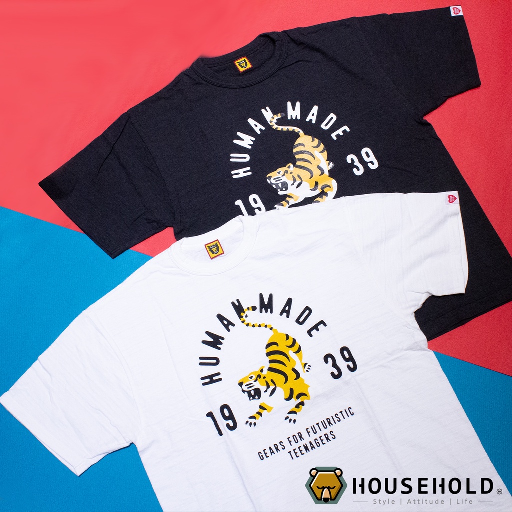 HOUSEHOLD】HUMAN MADE GRAPHIC T-SHIRT #03 老虎字體動物| 蝦皮購物