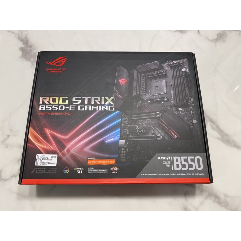 全新 Asus華碩 Rog Strix B550 E Gaming Atxam4腳位主機板 B550e 蝦皮購物 4039