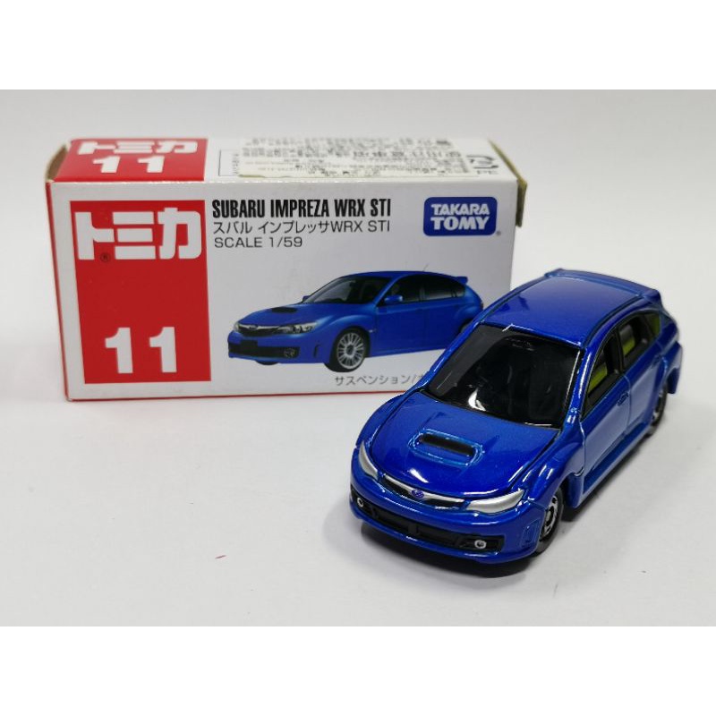 トミカ No.11 スバル インプレッサWRX STI