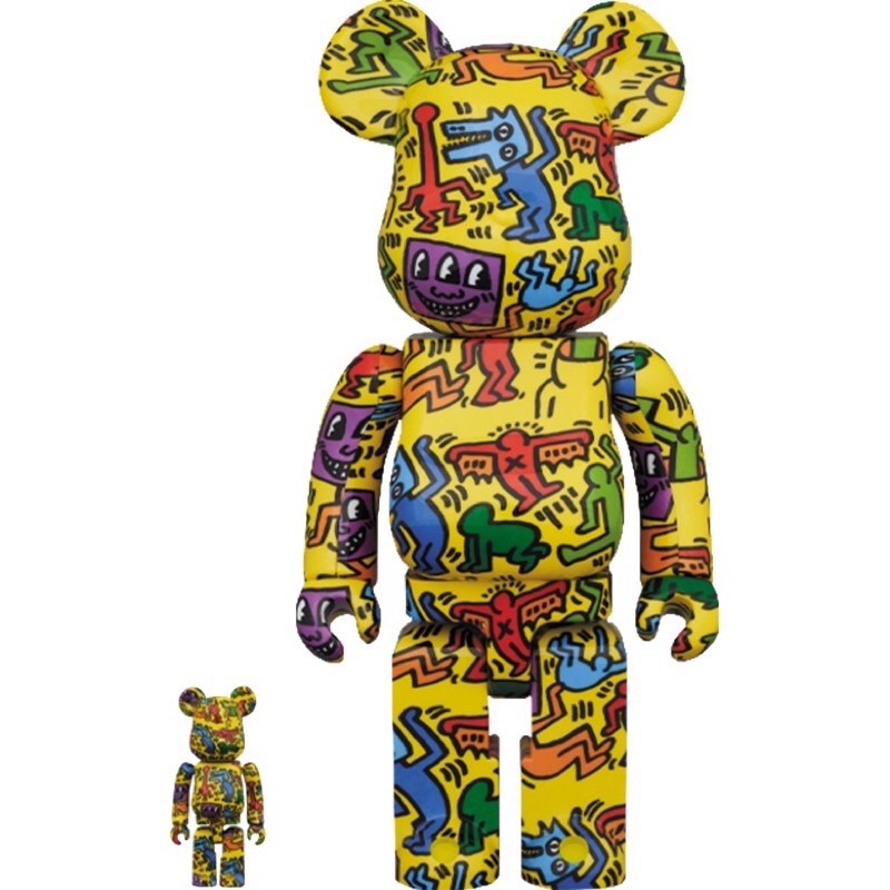 現貨Be@rbrick Keith Haring #5 400% 100% 哈林 凱恩斯 凱斯