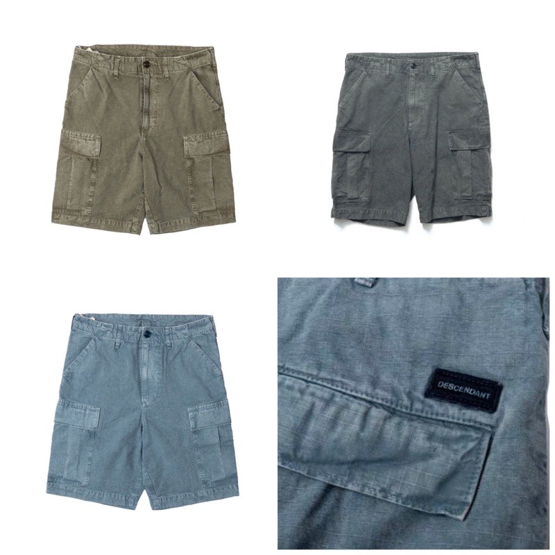 ショートパンツ DESCENDANT 18ss DWU RIPSTOP SHORTS DESCENDANT 18SS DWU RIPSTOP SHORTS 蠟染重水洗短褲| 蝦皮購物