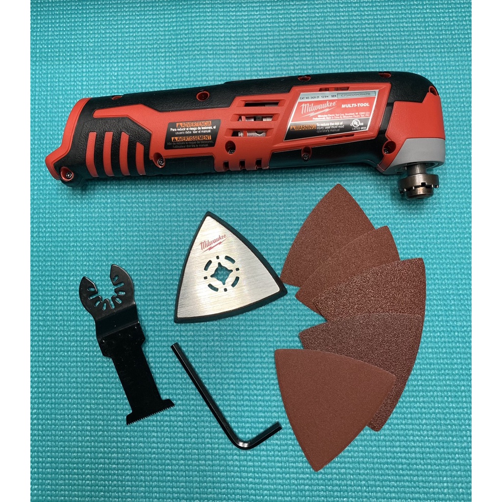 台中工具老爹milwaukee 2426-20 C12MT-0 12V磨切機砂紙機M12 2426 C12MT | 蝦皮購物