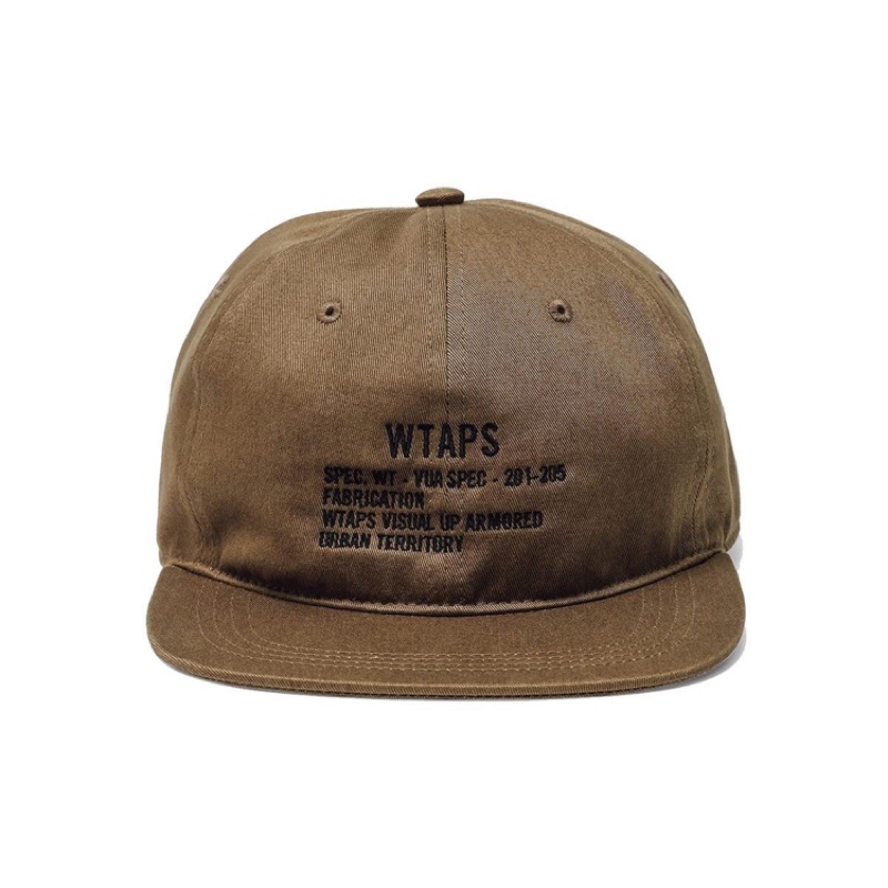 WTAPS 20SS T-6L 捌き 02 CAP COTTON TWILL