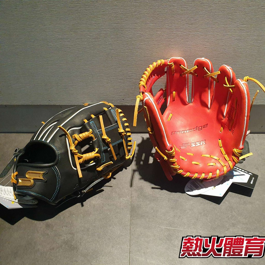 熱火體育】SSK 進Proedge 軟式棒壘球接球手套工字ll 5L 紅、黑 