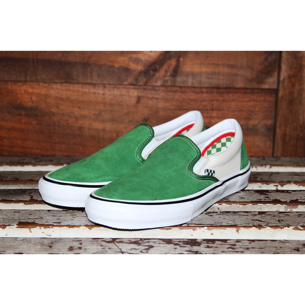 [Spun Shop] Vans Skata Slip on Juniper/white 蝦皮購物