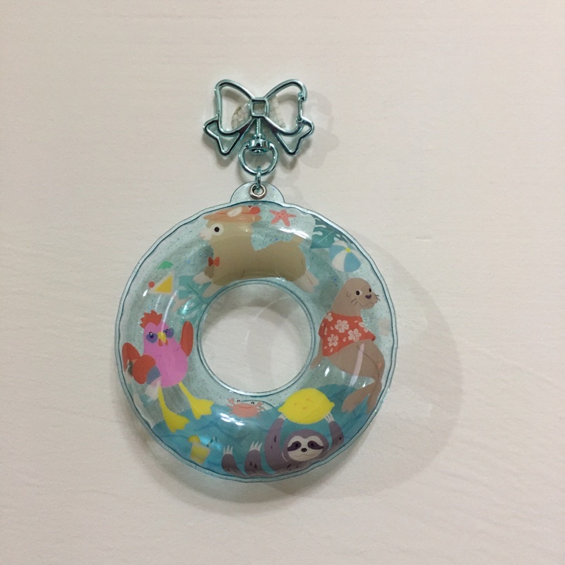 OwO Lab出品 充氣泳圈吊飾 天竺鼠車車 原創小雞駝 | 蝦皮購物