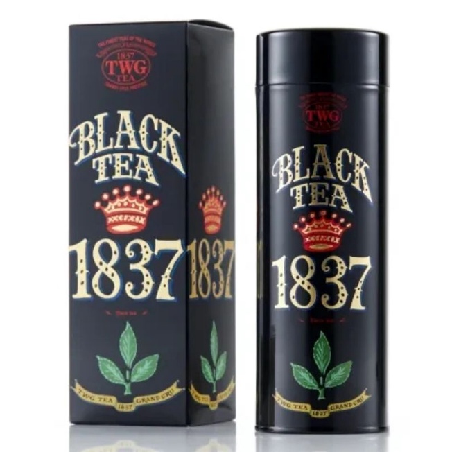 茶葉界的LV！TWG頂級訂製茗茶 1837黑茶 100g/罐(1837 Black Tea;黑茶) 蝦皮購物