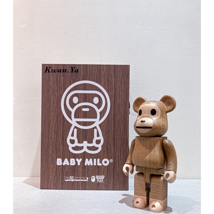 BE@RBRICK カリモクBAPE BABY MILO 400% 2021 庫柏力克熊BE