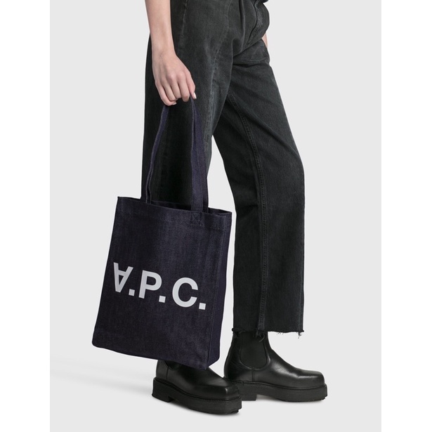 A.P.C. A.P.C. 'Lou' Denim Tote Bag - Stylemyle