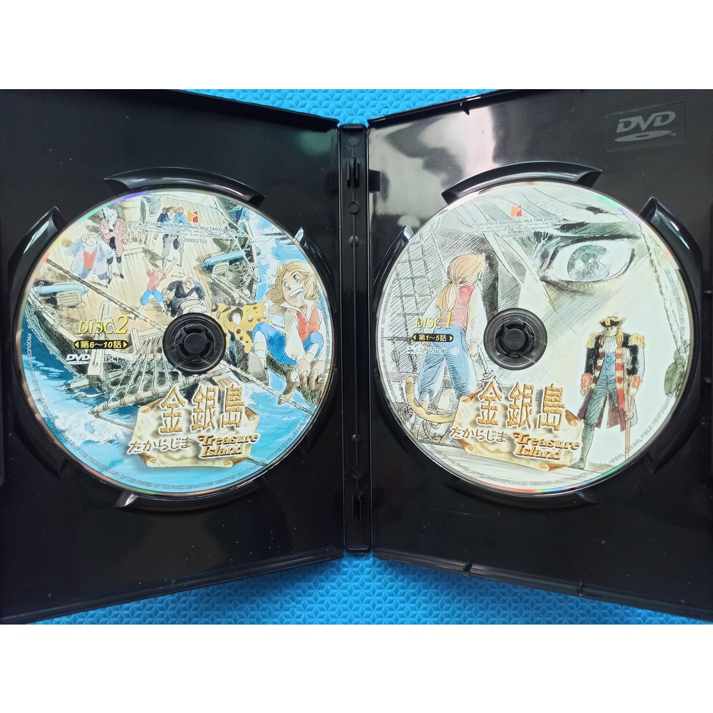 懷舊卡通動畫:金銀島Treasure Island宝島-全26集5片DVD-國語日語