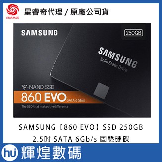 SAMSUNG三星【860 EVO】SSD 250GB MZ-76E250BW 2.5吋SATA 6Gb/s 固態硬