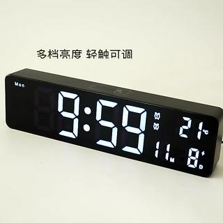 新款 日系 簡約 鏡面時鐘 挂鐘 LED聲控時鐘 桌面數字時鐘 溫度 日曆 電子掛鐘 多功能掛鐘 超靜音時鐘 溫度計 | 蝦皮購物