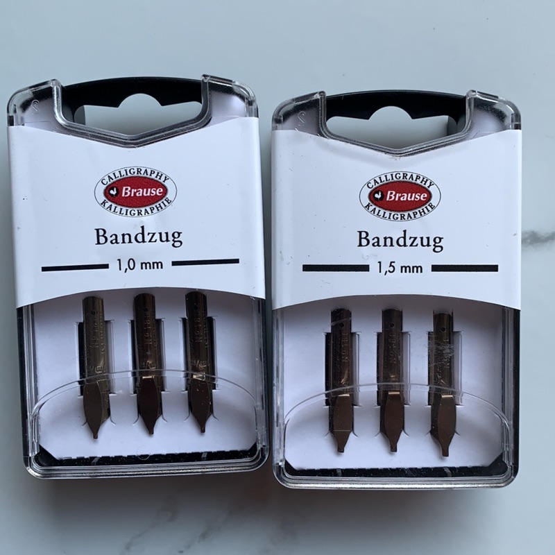 Brause 141B Coffret d'écriture 6 plumes Bandzug - Stylo Plume - Achat