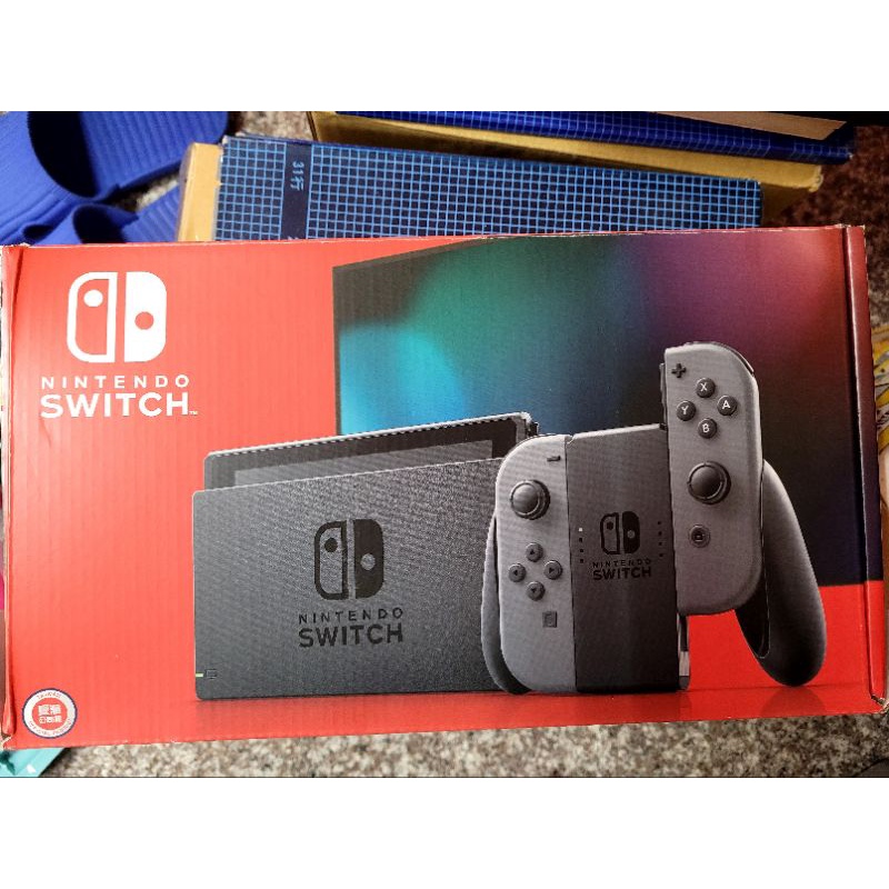 任天堂NINTENDO SWITCH 任天堂Switch 新型電力加強版主機灰色（台灣