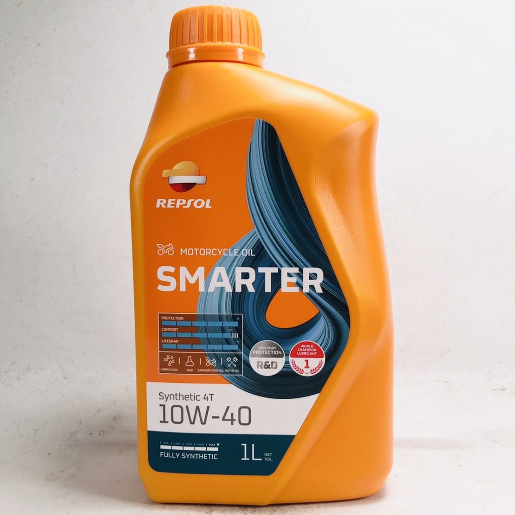 Repsol Smarter 10W40 Synthetic oil 4T 1L