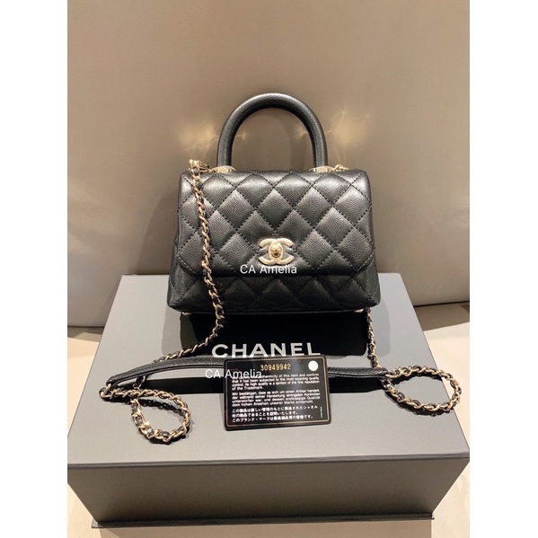 Chanel mini hot sale handle bag