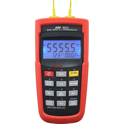 HILA CHY-802U K/J型 雙輸入溫度計（USB介面） | 蝦皮購物
