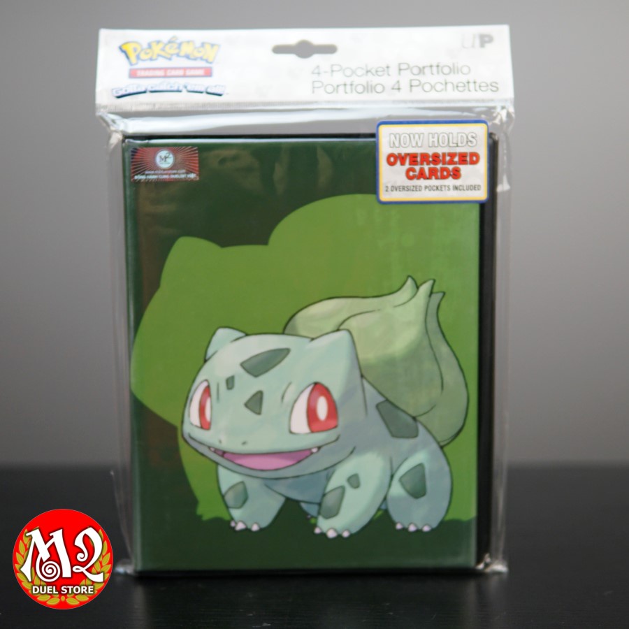 Ultra Pro Portfolio Pokemon 收藏專輯 - Bulbasaur(4 袋) - 容量 80 張卡 | 蝦皮購物