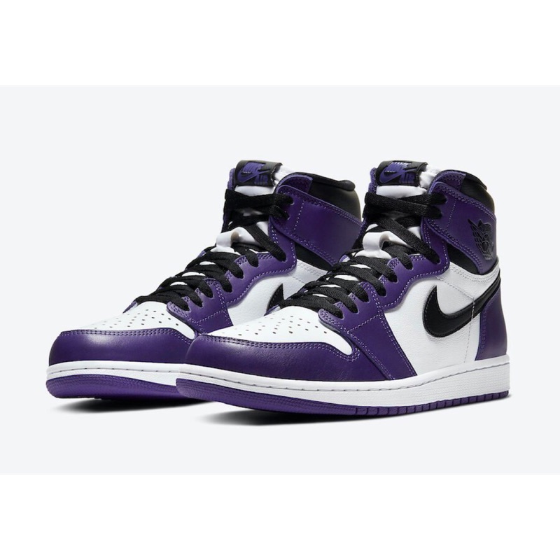 台灣公司貨Air Jordan 1 High OG “Court Purple” 白紫555088-500 紫