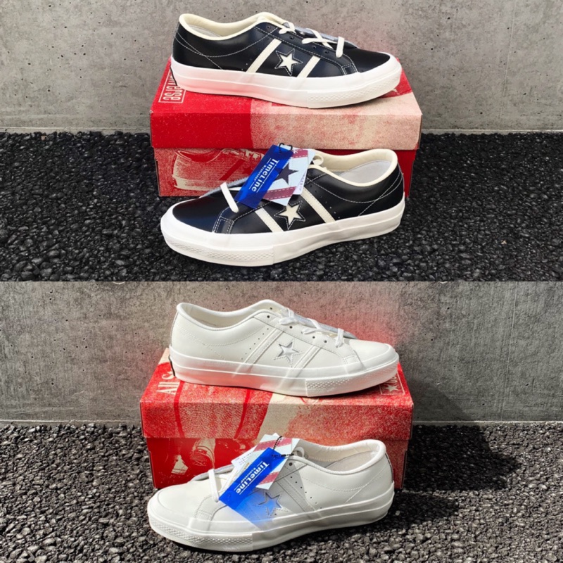 現貨CONVERSE TIMELINE STAR AND BARS 限量日本限定皮革| 蝦皮購物