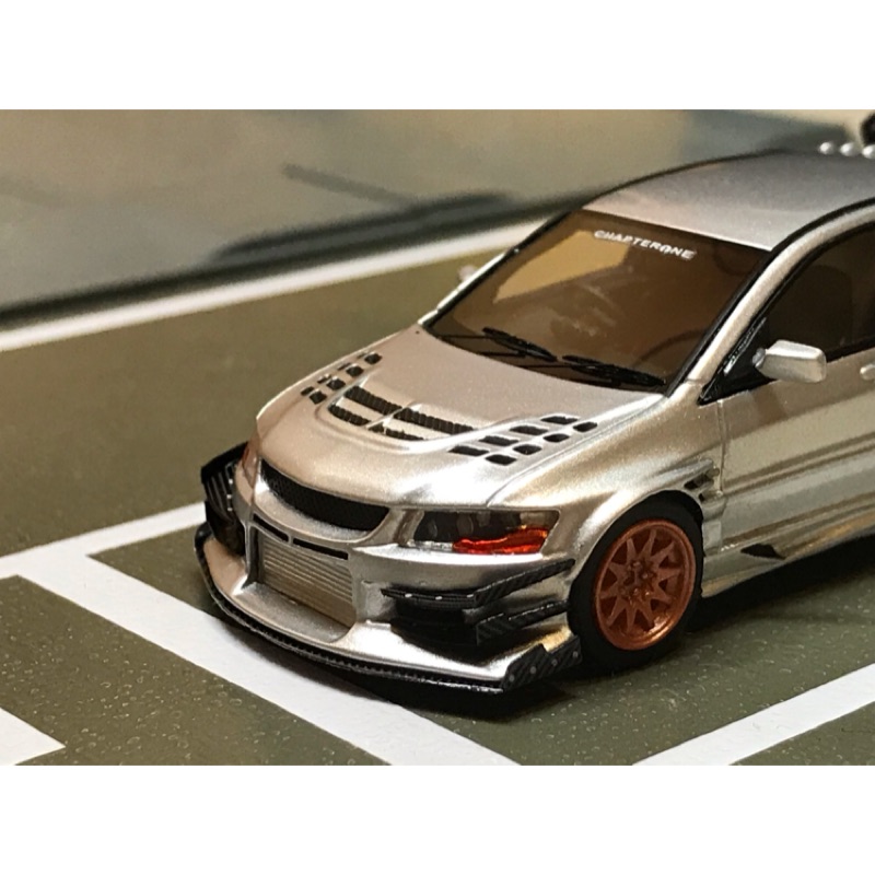 Error404 1:64 Mitsubishi Lancer evo voltex 三菱tarmac Kyosho