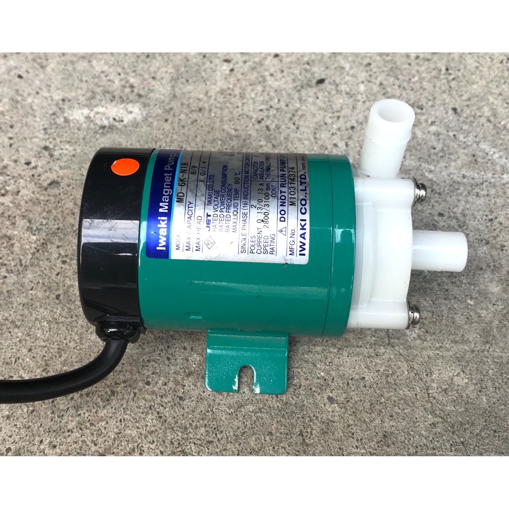 日本第一IWAKI MAGNET PUMP MD-6K-N(110V)無軸封磁力式耐酸鹼幫浦-酸鹼