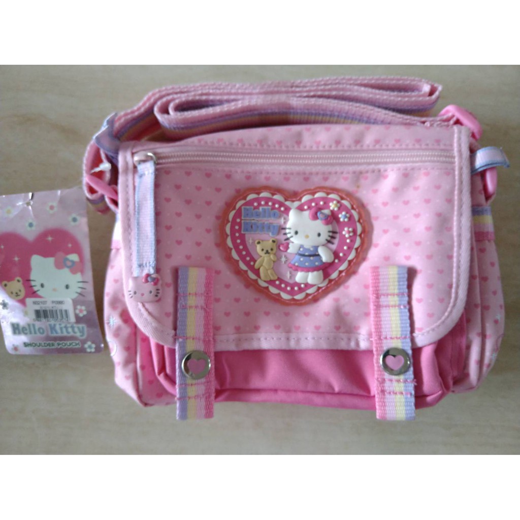 【Hello Kitty】日本 正版 購物包 側背包 斜背包 萬用包 肩背包 女用 兒童用 全新 日本旅行帶回 | 蝦皮購物