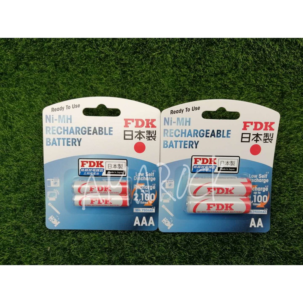 FDK 日本製低自放電鎳氫電池立即用4號750mAh HR-4UTFA 2入裝| 蝦皮購物