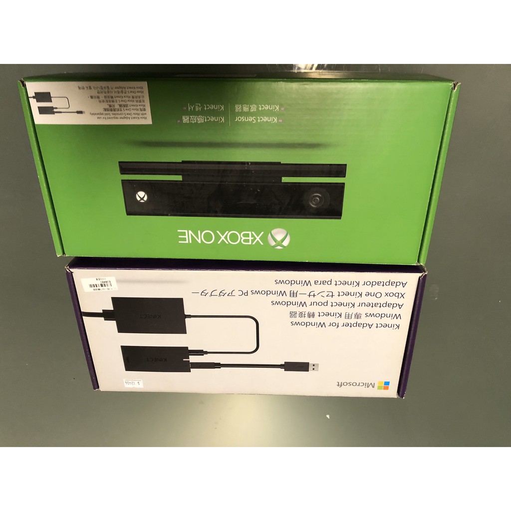 全新 正版微軟包裝 封膜未拆 XBOX kinect v2 感應器 & Windows專用Kinect轉接器(組合裝)