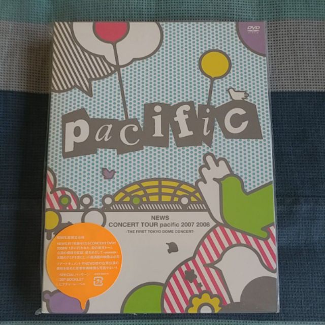 日本原版】初回生產限定版／NEWS／CONCERT TOUR PACIFIC 2007-2008／2