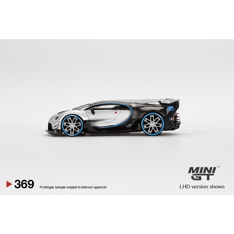 Mini GT 1/64 #369 Bugatti Vision Gran Turismo Silver | 蝦皮購物