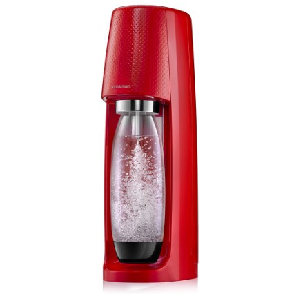 Sodastream Spirit 全新品Spirit 自動扣瓶氣泡水機限時特價(3色) 紅白