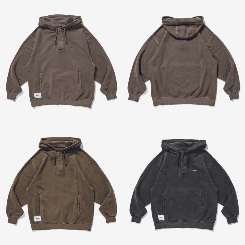 WTAPS 20AW SIGN / HOODED / COTTON 水洗長袖帽衫