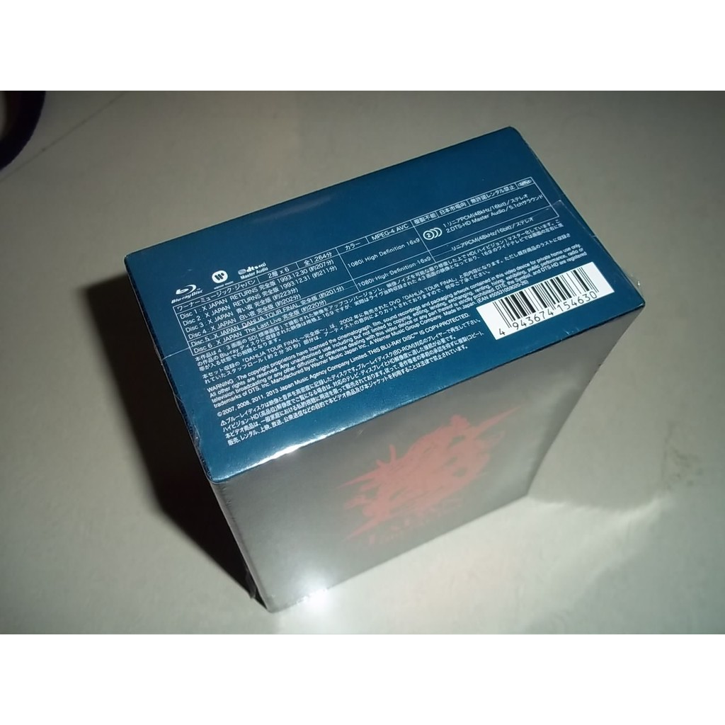 限量特惠~ X JAPAN Blu-ray 藍光6BD 完全版1993.12.30 | 蝦皮購物
