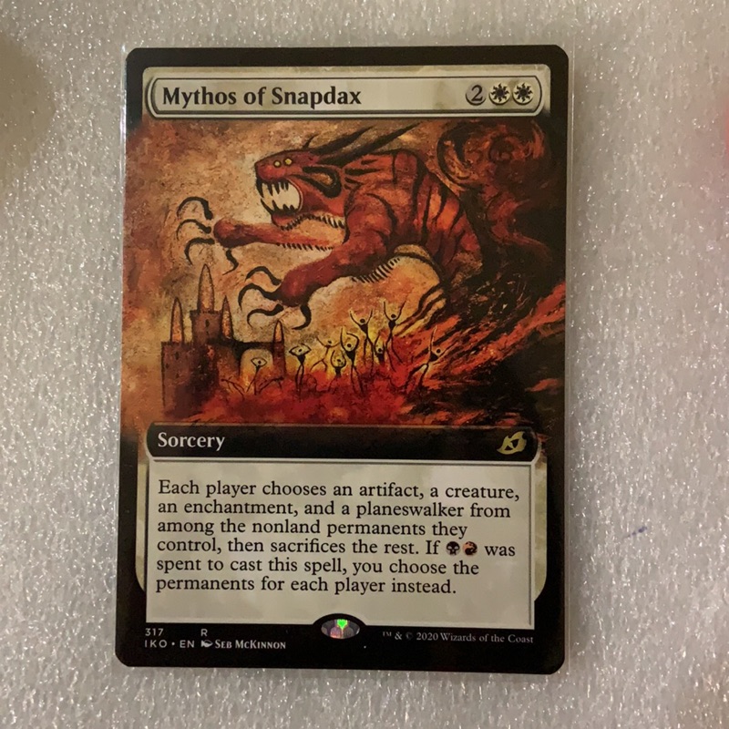 《67》MTG 伊克黎 mythos of snapdax 擴圖 英文版 普卡 | 蝦皮購物