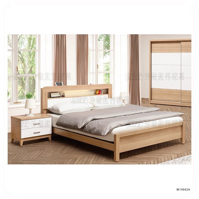 雙色5.4尺床台〈D577793-1〉【沙發世界家具】床頭/床底/床架/床台/床頭片/雙人床架 | 蝦皮購物