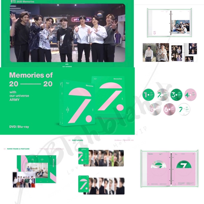 防彈少年團BTS Memories of 2020 回憶錄2020回憶錄dvd 官網團含特典