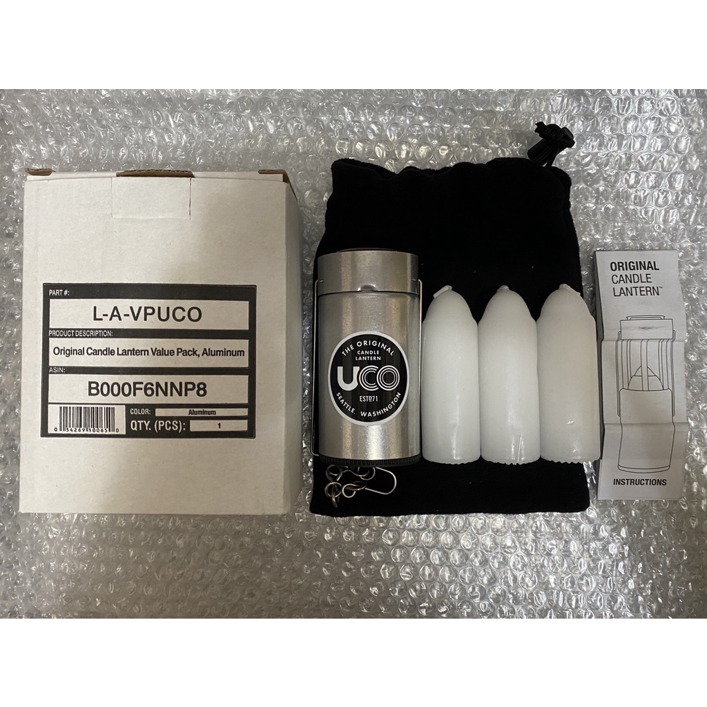 現貨全新美國購回真品平行輸入UCO Original Candle Lantern 氣氛燈鋁